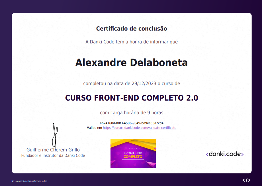 Certificado