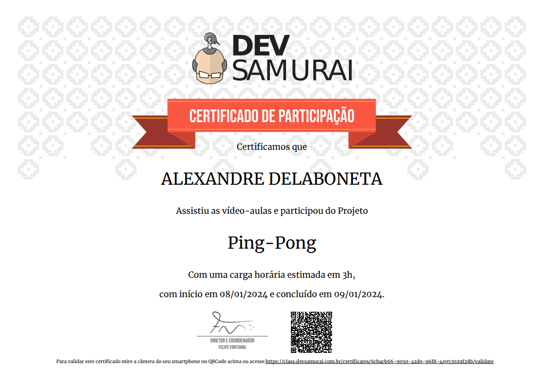 Certificado