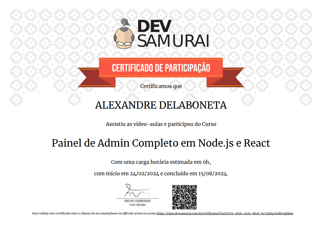 Certificado
