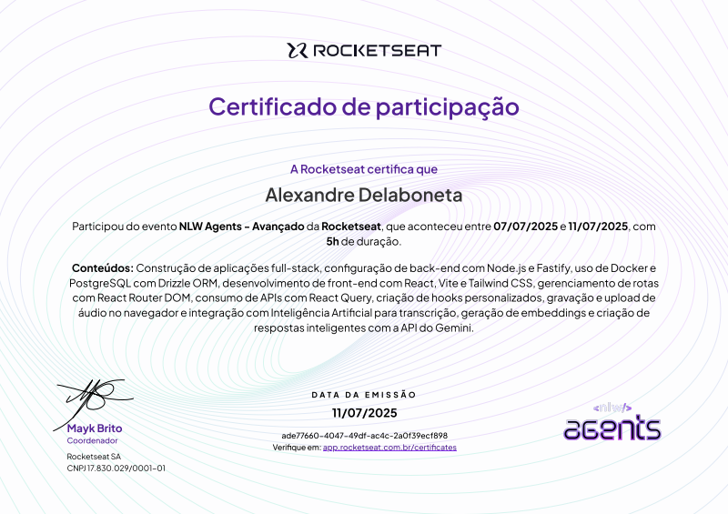 Certificado