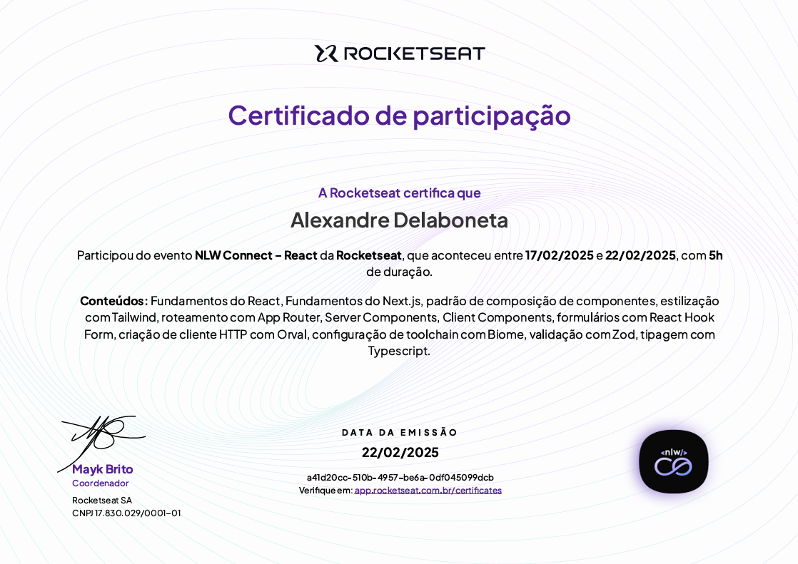 Certificado
